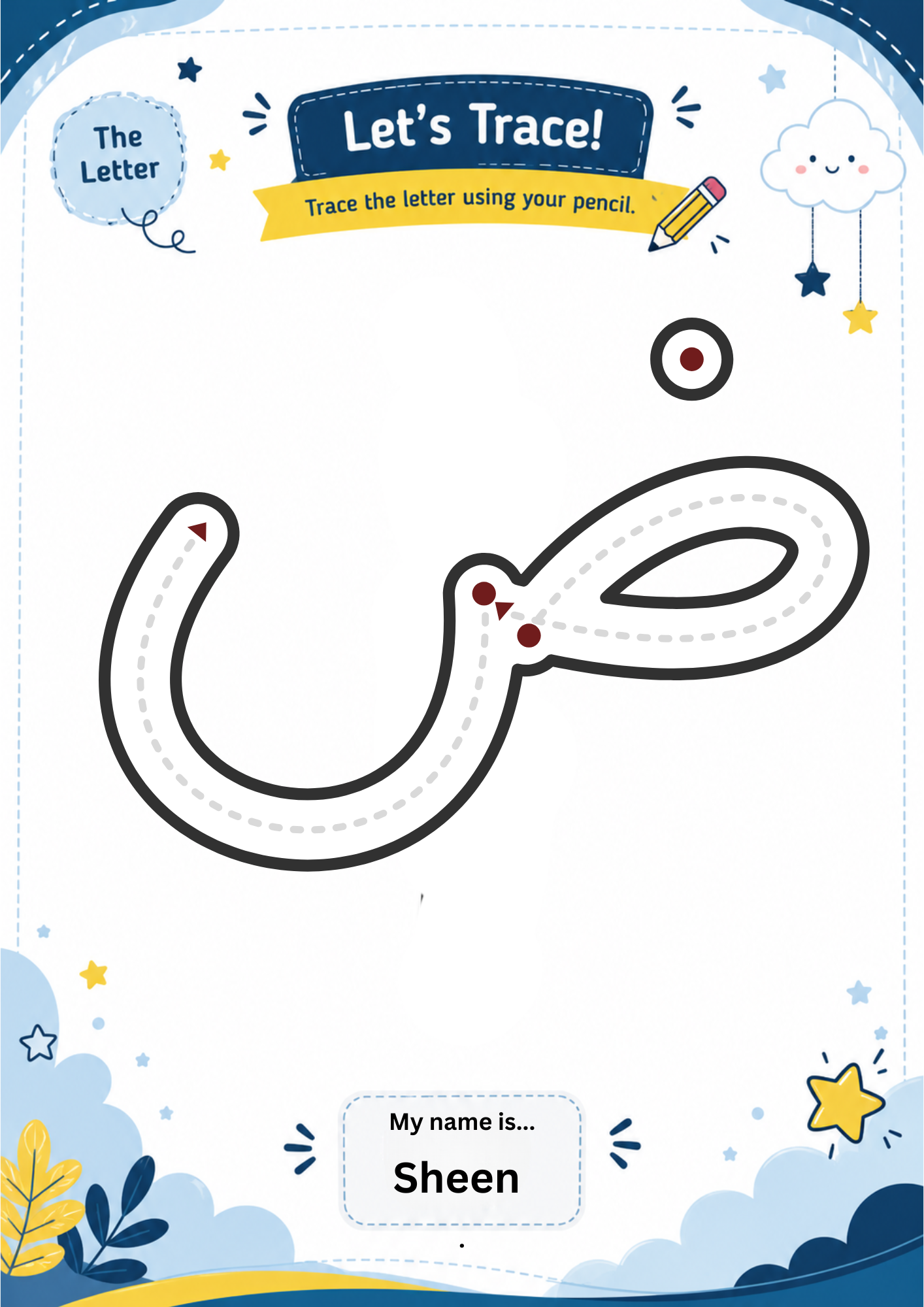 Arabic Alphabet Tracing Worksheets - Letter Tracing, PDF